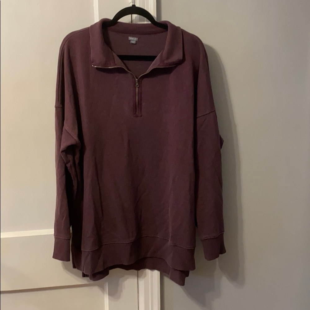Aerie quarter zip sweater